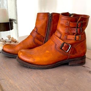 Frye moto boots
